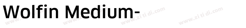 Wolfin Medium字体转换 Wolfin Medium字体转换